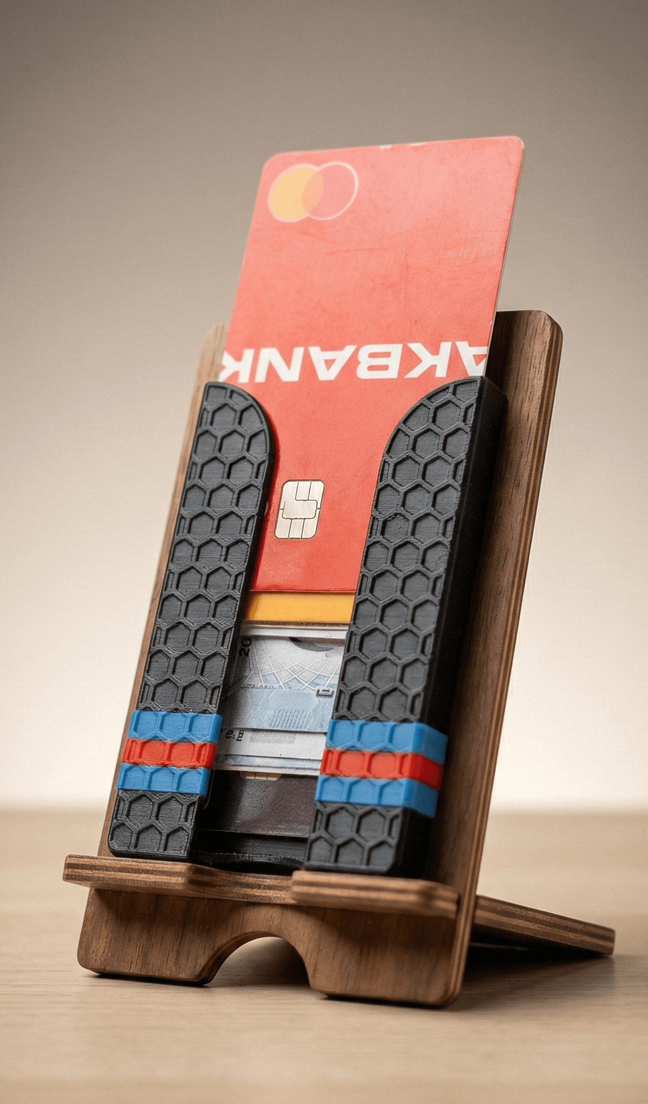 Petek Dokulu Minimalist Kartlık - Modern Cüzdan